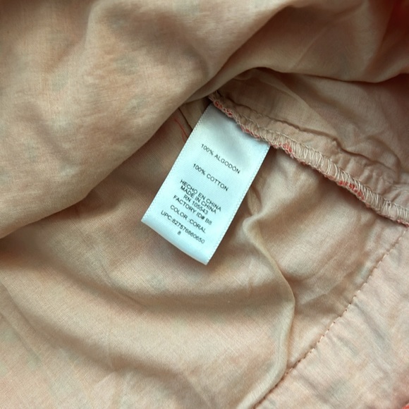 PETER SOM | Midi Eyelet Dress | Coral | Size 8 - Picture 10 of 14